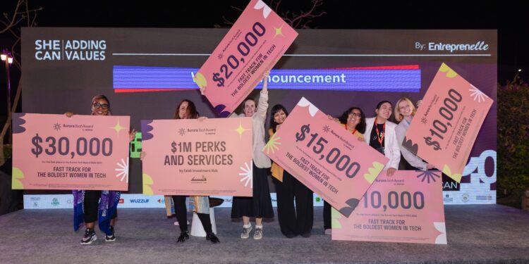 إندرايف تكشف عن أفضل 100 رائدة أعمال لجائزة Aurora Tech لعام 2026