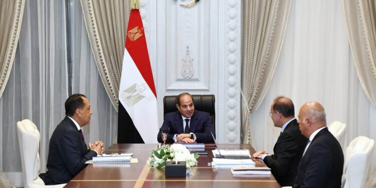 الرئيس السيسي يوجه بتشكيل لجنة لتفقد المشاريع العقارية وإتمام إنشاء البنية الأساسية  للمشروعات